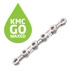 KMC X11EL Go Waxed Kjede Sølv 11-Delt, 118 ledd, 5.65mm