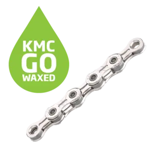 KMC X11EL Go Waxed Kjede Sølv 11-Delt, 118 ledd, 5.65mm