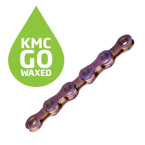 KMC TT12 Go Waxed Kjede NeoChrome 12-Delt, 126 ledd, 5.2mm