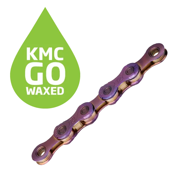 KMC TT12 Go Waxed Kjede NeoChrome 12-Delt, 126 ledd, 5.2mm 