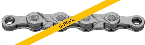 KMC e8 EPT El-Sykkel Kjede Sølv 5pk 5-8-Delt, 5x130 ledd, 7.3mm, Rustfritt