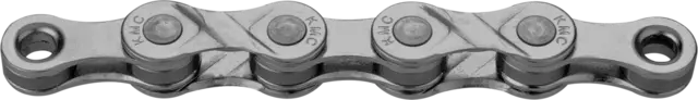 KMC e8 EPT El-Sykkel Kjede Sølv 5-8-Delt, 122 ledd, 7.3mm, Rustfritt 
