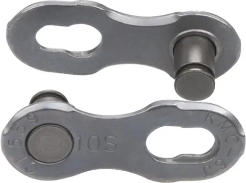 KMC MissingLink 10R EPT Kjedelås Sølv 10-Delt, 2-pack, 5.88mm, Rustfritt