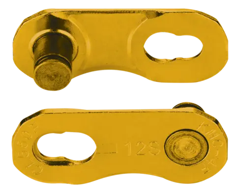 KMC MissingLink Flat NR Kjedelås Gull 12/13-Delt, 2-pack, 5.2mm