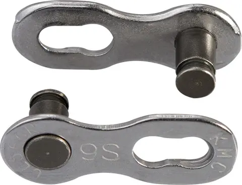 KMC MissingLink 9R EPT Kjedelås Sølv 9-Delt, 2-pack, 6.6mm, Rustfritt