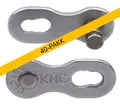 KMC MissingLink 9NR EPT(e9)Kjedelås Sølv 9-Delt, 40-pakk, 6.6mm, Rustfritt
