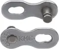 KMC MissingLink 9NR EPT(e9)Kjedelås Sølv 9-Delt, 2-pack, 6.6mm, Rustfritt