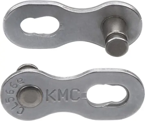 KMC MissingLink 9NR EPT(e9)Kjedelås Sølv 9-Delt, 2-pack, 6.6mm, Rustfritt