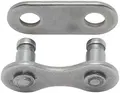 KMC Snap-On Narrow EPT Sølv Kjedelås Single, 2-pack, 1/2" x 3/32", Rustfritt