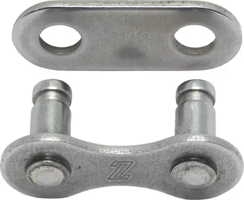 KMC Snap-On Wide EPT Sølv Kjedelås Single, 2-pack, 1/2" x 1/8", Rustfritt