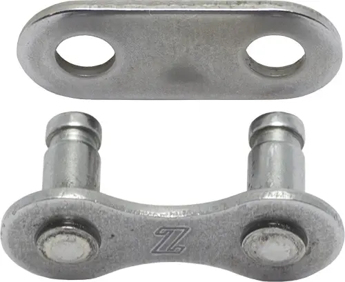 KMC Snap-On Wide EPT Sølv Kjedelås Single, 2-pack, 1/2" x 1/8", Rustfritt 