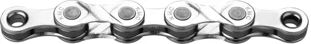 KMC e9 El-Sykkel Kjede Sølv 9-Delt, 122 ledd, 6.6mm 