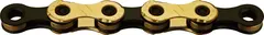 KMC X12 Ti-N Kjede Gull/Sort 12-Delt, 126 ledd, 5.2mm
