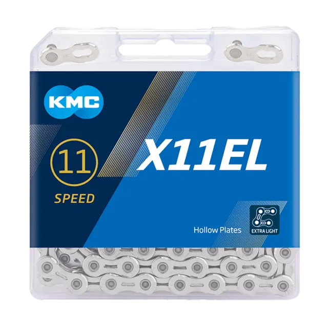 KMC X11EL Kjede Sølv 11-Delt, 118 ledd, 5.65mm 