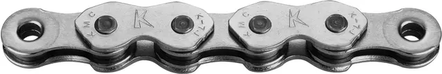 KMC K1 Narrow Kjede Sølv Single,100 ledd,BMX/Bane,1/2"x3/32" 