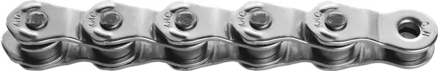 KMC HL1 Wide Kjede Sølv Single, BMX/Bane, 100 ledd, 1/2" x 1/8" 