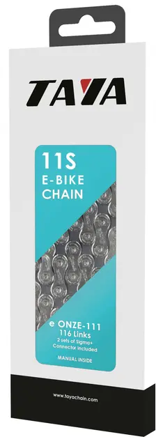 Taya eONZE-111 El-Sykkel Kjede 11-Delt, 136 ledd, 5.65mm 