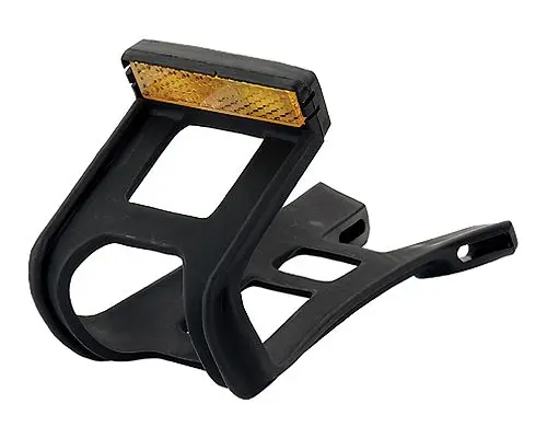 Union MT-11 Tåhetter Med tåreimer og refleks, Sort, par 