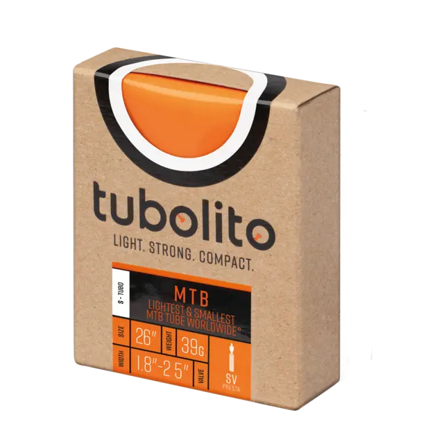 Tubolito S-Tubo Presta MTB 26" Slange 1.8/2.5",TPU,oransje 42mm ventil,39g 