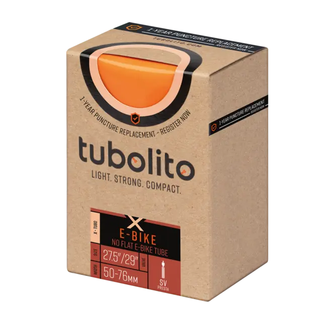 Tubolito X-Tubo Presta E-MTB 27/29Slange 2.0-3.0",TPU,oransje 42mm ventil,164g 