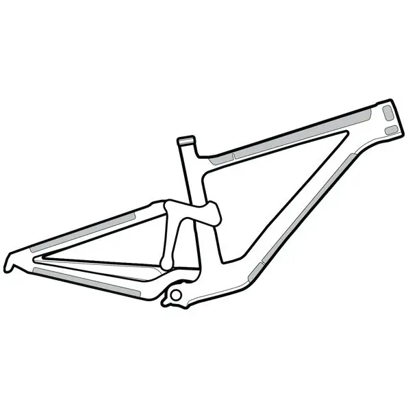 Lizard Skins Frame Wrap Kit Rammebesk 10 Lapper for komplett beskyttelse 