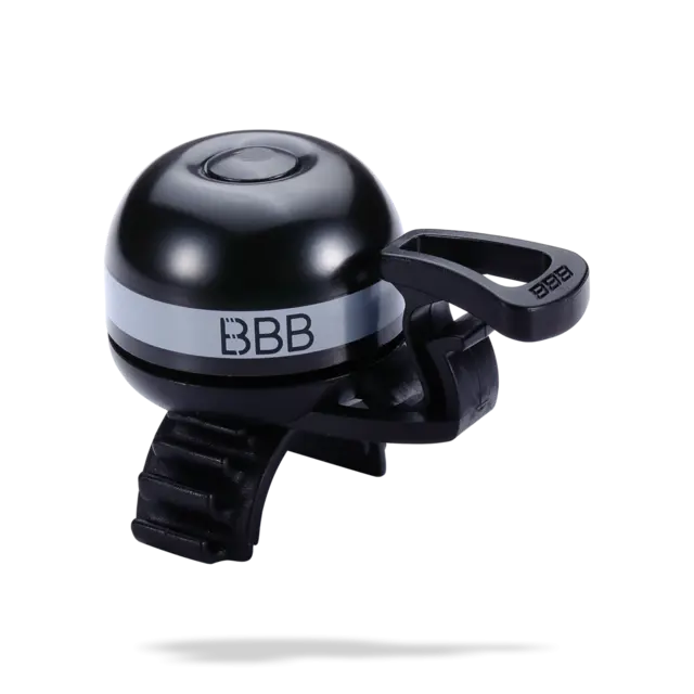 BBB Easyfit Deluxe BBB-14 Ringeklokke 10 pk, Sort/grå, Strikk 