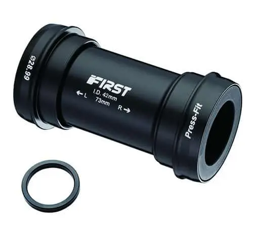 First Pressfit BB30 SRAM DUB Kranklager 73mm x ID42mm, Ø28.99mm, sort, alu 