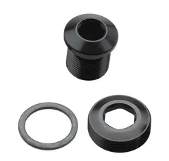 Race Face M14 EXI QR Krankbolt M14 x 15mm, alu, inkl. QR deksel/skive