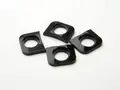 Race Face Chainring Tab Spacere Sett m/4stk, alu, sort