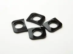 Race Face Chainring Tab Spacere Sett m/4stk, alu, sort