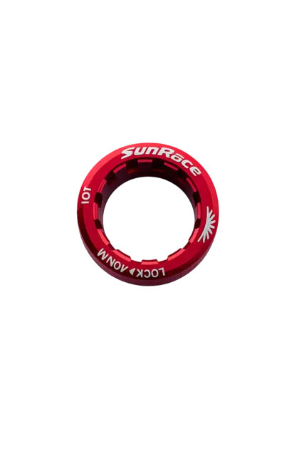 SunRace Microspline Lockring Red 