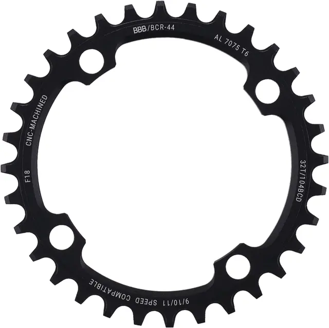 BBB MTBgear BCR-44 Krankdrev 34T 104 BCD/4-arm, 9/10/11-Delt, alu 