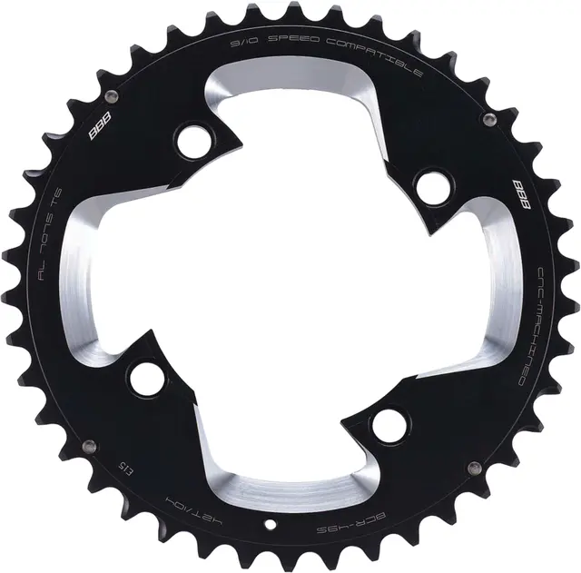BBB MTBgear BCR-49S Krankdrev 104 BCD/4-arm, 9/10-delt, Alu 