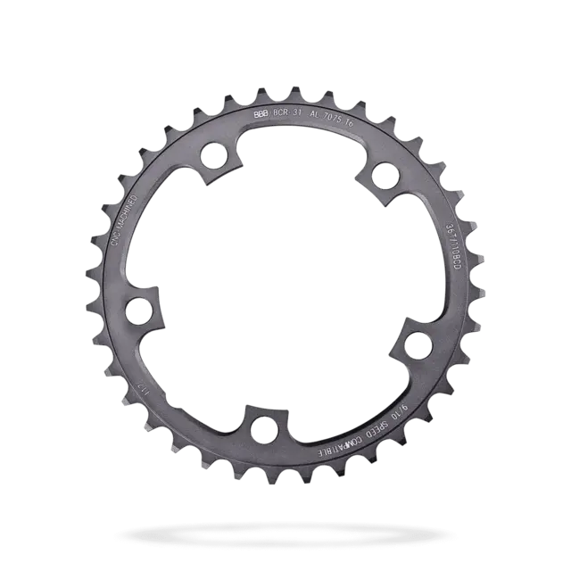 BBB CompactGear BCR-31 Krankdrev 36T 110 BCD/5-arm, 9/10-delt, alu 