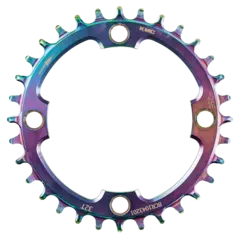 KMC MTB Krankdrev Aurora Blå 38T 104 BCD/4-arm, Narrow Wide, alu