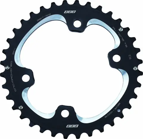 BBB MTBgear BCR-100S Krankdrev 96 BCD/4-arm, 2x11-delt, Alu
