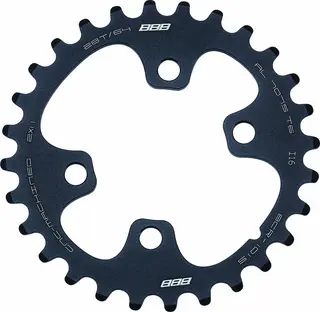 BBB MTBgear BCR-101S Krankdrev 28T 64 BCD/4-arm, 2x11-delt, alu