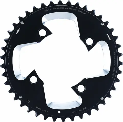 BBB MTBgear BCR-47S Krankdrev 96 BCD/4-arm, 3x10-delt, Alu