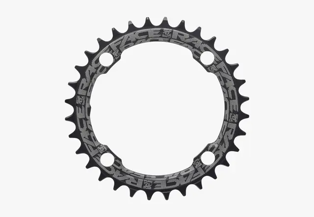 Race Face Krankdrev Sort 104 BCD/4-arm, 9/12-delt,Narrow/Wide,Alu 