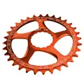 Race Face DM Krankdrev 36T Oransje Cinch, 10/12-delt, Narrow/Wide, alu