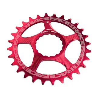Race Face DM Krankdrev 32T Rød Cinch, 10/12-delt, Narrow/Wide, alu