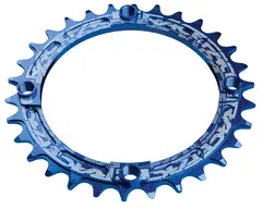 Race Face Krankdrev 32T Blå 104 BCD/4-arm, 9/12-delt,Narrow/Wide,alu
