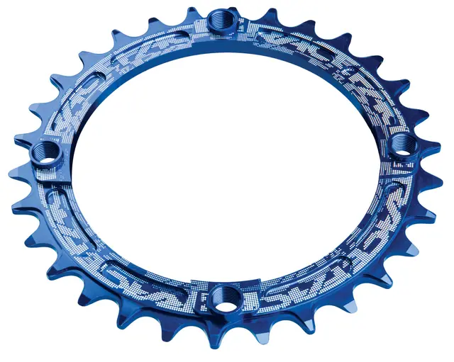 Race Face Krankdrev 32T Blå 104 BCD/4-arm, 9/12-delt,Narrow/Wide,alu 