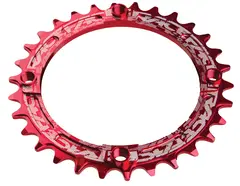 Race Face Krankdrev 30T Rød 104 BCD/4-arm, 9/12-delt,Narrow/Wide,alu