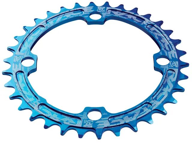 Race Face Krankdrev 36T Blå 104 BCD/4-arm, 9/12-delt,Narrow/Wide,alu 