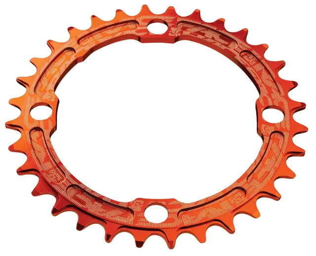 Race Face Krankdrev 38T Oransje 104 BCD/4-arm, 9/12-delt,Narrow/Wide,alu 