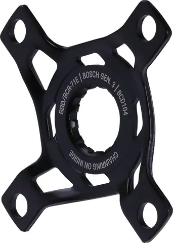 BBB Bosch E-BikeMount BCR-71E Spider Gen 3, 104-BSD, 4-arm, Single