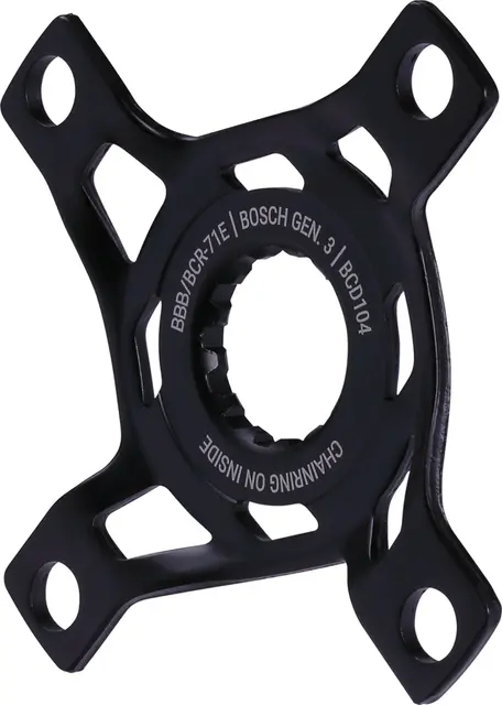 BBB Bosch E-BikeMount BCR-71E Spider Gen 3, 104-BSD, 4-arm, Single 