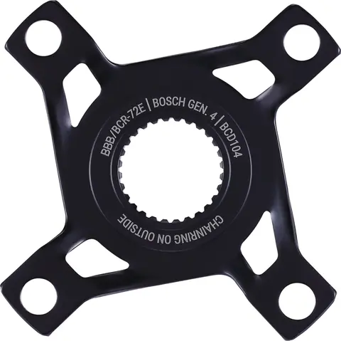 BBB Bosch E-BikeMount BCR-72E Spider Gen 4, 104-BSD, 4-arm, Single