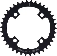 BBB E-BikeGear BCR-75E Krankdrev 38T, 104BCD/4-arm, 1/2x3/32",stål